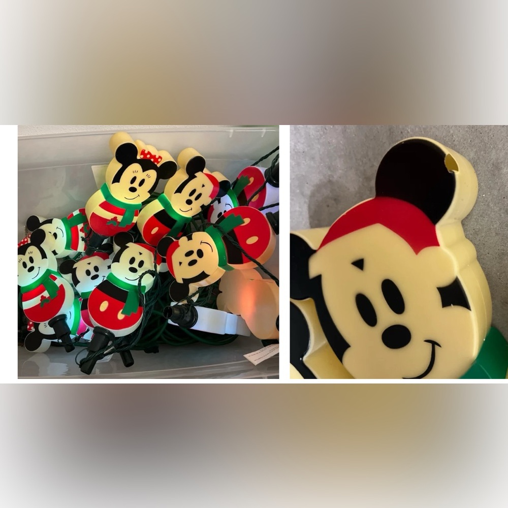 Disney Magic Holiday ColorMorphing Mickey & Minnie Mouse LED Pathway Lights